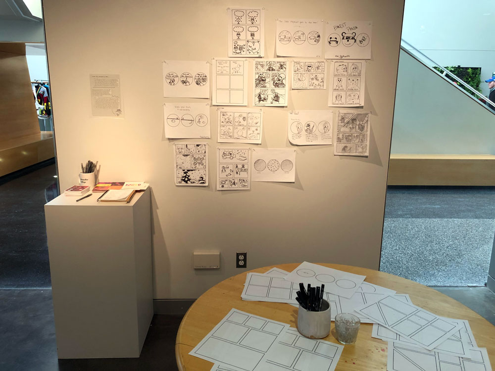 Make your own comics education station