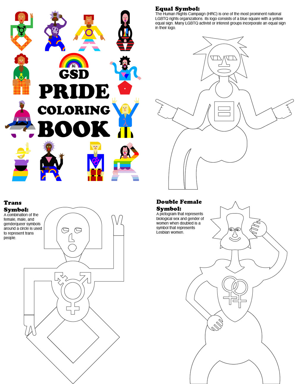 Brid Coloring Book Characters