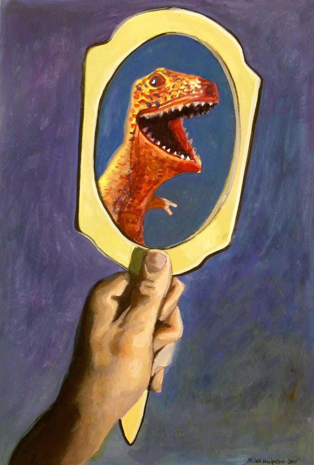 Self-Portrait as Dinosaur